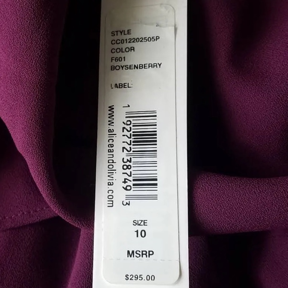 Alice + Olivia White Silk Blend Crepe Flounce Ruffle Popover Bodice Mini Dress - Picture 11 of 14